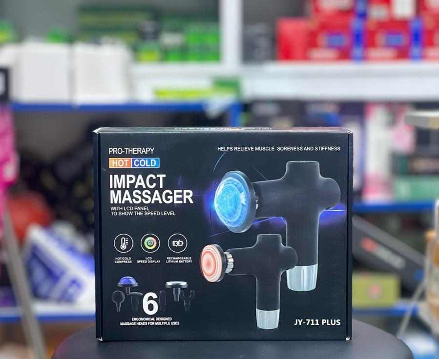 ماساژور تفنگی سخنگو سرد وگرم 6سر مدل JY-711PLUS