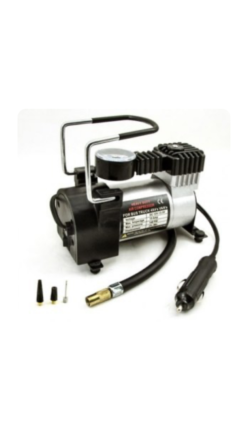 پمپ باد تک سیلندر فندکی ماشین و وسایل بادی مدل 965 KPA