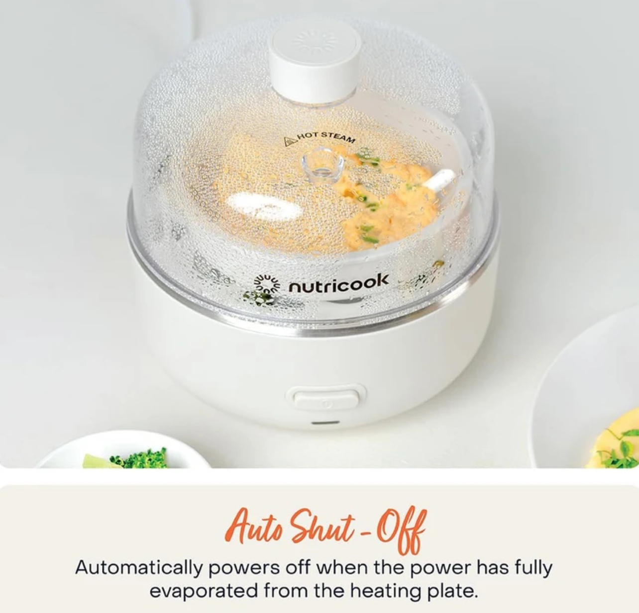 تخم مرغ پز نوتریکوک مدل EC207ME با بدنه پلاستیک