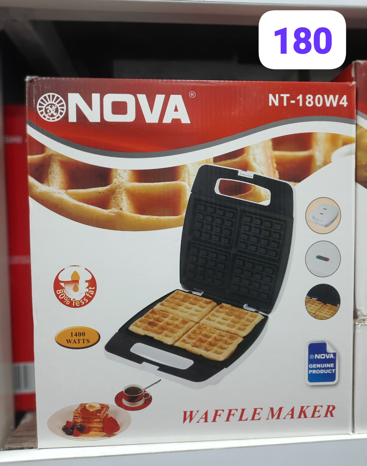 وافل ساز نووا مدل NT-180W4